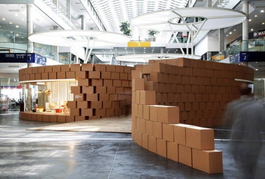 Living Nature, sustainable design, green design, hector ruiz velazquez, eco art, recycled cardboard boxes, cardboard box architecture, recycled materials
