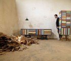Brunno Jahara Turns Salvaged Wood Into Vibrant Furniture Full of Character