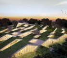 BIG’s Angular Green-Roofed School Blends Into the Environment