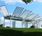PGA Prairie Hopper is a Transforming Prefab Sports Pavilion