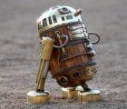 Steampunk R2-D2 Robot Made From Recycled Materials