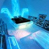 Electrified TRON Ice Hotel Suite Opens in Sweden