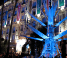 Urban Oasis: Giant Solar Powered Flower Lights Up the Night