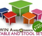 GIVEAWAY: Win a Way Basics Charlotte Table & Stool Set! ($140)