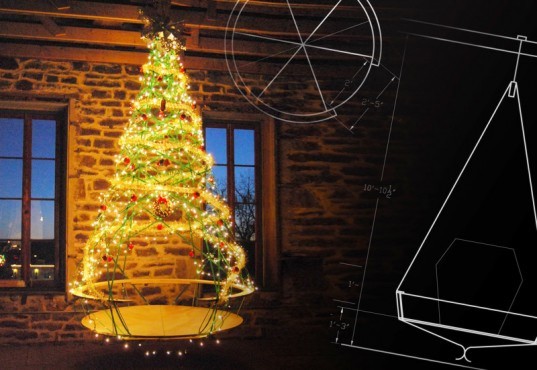 Kyle Martin Christmas Tree 2010 inhabitable christmas trees, no kill christmas trees, green christmas tree, recycled christmas trees, christmas tree alternatives