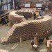 cardboar tube pavilion, temporary pavilion, recycled materials, sydney architecture festival, ch4 student design competition, unsw faculty of built environment