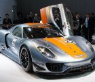 Porsche 918 RSR Hybrid Race Car Unveiled at Detroit Auto Show