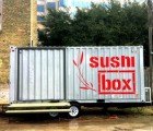 Sushi Box: A Fishy Shipping Container Food Cart Opens in Austin