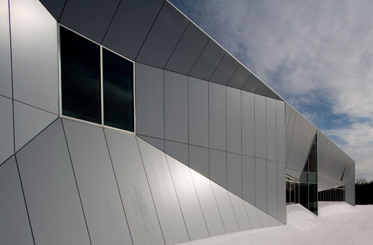 Inhabitat, Sustainable Building, LEED Gold, Walsh University, Valerio Dewalt Train, Green Building, Sustainable Architecture, Green Building, BioSwale, Daylighting