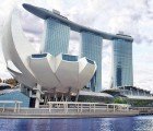 Lotus-Shaped Singapore Museum Collects Rain and Light