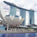 MBS, Marina Bay Sands' ArtScience Museum, Art Science museum, Moshie Safadie, rainwater harvesting, Singapore green design, museum daylighting, Marina Bay Sands Casino and Resort