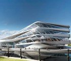 UNStudio Unveils Green-Roofed Library of the Future for Belgium