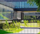 La Rioja Technology Center is a Glass Box Draped with a Living Green Curtain