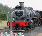 Old Rail Engine Repurposed as Giant Trash Inhaling Machine