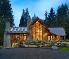 Cedar Haven is a Forest Retreat Made with Reclaimed Logs