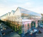 Giant Zig Zag Glass Canopy Envelops New College of Arts In Nantes, France