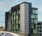 Brand New Aarhus Office Building Covered In A Wall Of Solar Panels
