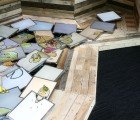 Raw Edge Creates a Relaxing “Pond” From Recycled Pallets and Computer Screens