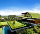 The Tropical Meera House Has a Curvaceous Meadow of Green for Its Roof