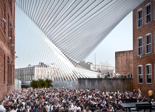 MoMA, MoMA PS1, MAXXI, Young Architects Program, Long Island City, Warm Up, Interboro partners, Museum, Recycled Materials, green design