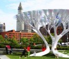 TREEPODS: Carbon-Scrubbing Artificial Trees for Boston City Streets