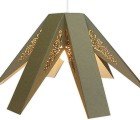 Brilliant Recycled Cardboard Plamp! Lamp is its Own Packaging