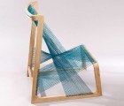 Alvisilkchair is an Eco Chair Inspired by Traditional Looms