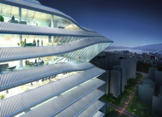 Guosen Tower, MVRDV, shenzhen, chinese lantern, louvers, daylighting, energy efficient design, green architecture