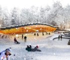 BIG Unveils A Green-Roofed Ice Hockey Rink That Is Downright Cool