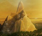 Massive Living Mountain Skyscraper Transforms the Desert Into a Habitable Environment
