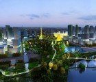 Populous Unveils Glowing Green Master Plan for 2014 Youth Olympic Games in Nanjing, China