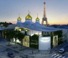 Arch Group Unveils Kremlin-Esque Green Orthodox Church In The Shadow Of The Eiffel Tower