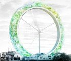 LO2P Giant Green Ferris Wheel Recycling Center Wins the 2011 eVolo Skyscraper Competition