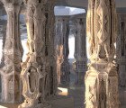 Incredibly Intricate Cardboard Columns Are the World’s Most Complex Architecture