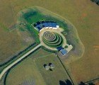 Swirling Australian Earth House Looks Like a Green Crop Circle from Above