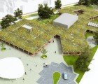 NL Architects Unveil Knokke-Heist School Blanketed With a Green Roof