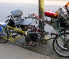 Crazy DIY Bike Runs With Electric Drill and Car Batteries