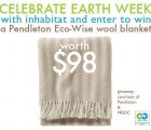 Enter to Win a Cozy Eco-Wise Wool Pendelton Throw (Worth $98)!