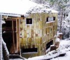Dazzling Recycled Tomato Tin House Found Deep in Patagonia’s Forests