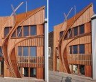 The Nieuw Leyden House’s Branch-Like Facade Meanders Like A Canyon Wall