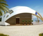 Solaleya’s Shell-Shaped Solar “Pearl” House is a Breezy Green Retreat