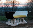 Recycled Tub Chair Is the Perfect Place to Relax Without All the Water