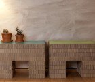 A4A Design Showcases Its Amazing Recycled Honeycomb Cardboard Sculptures in Milan