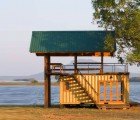 Maduru Oya is a Cheery Yellow Shipping Container Cabana in the Sri Lankan Jungle