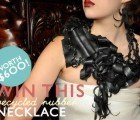 Win This Recycled Inner-Tube Necklace From My Sister’s Art (Worth $600!)