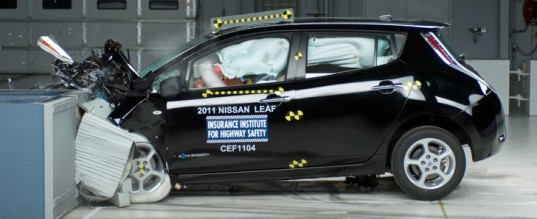 IIHS, top safety picks, safest green cars, green automotive design, green transportation, alternative transportation, sustainable transportation, Nissan LEAF, Chevy Volt