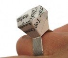 DIY: Make Your Own “Diamond” Ring Out of Waste Paper