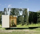 Archive: Super Shiny Pavilion For Artists Reflects Its Own Environment