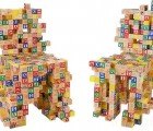 ABC123 Chair is Made Entirely from Building Blocks