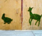 Green Graffiti Bunnies and Bambies Loose on The Streets of NYC!